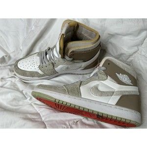 WMN Size 7 Nike Air Jordan 1 Zoom Air CMFT 'Olive Aura' B Grade No Box